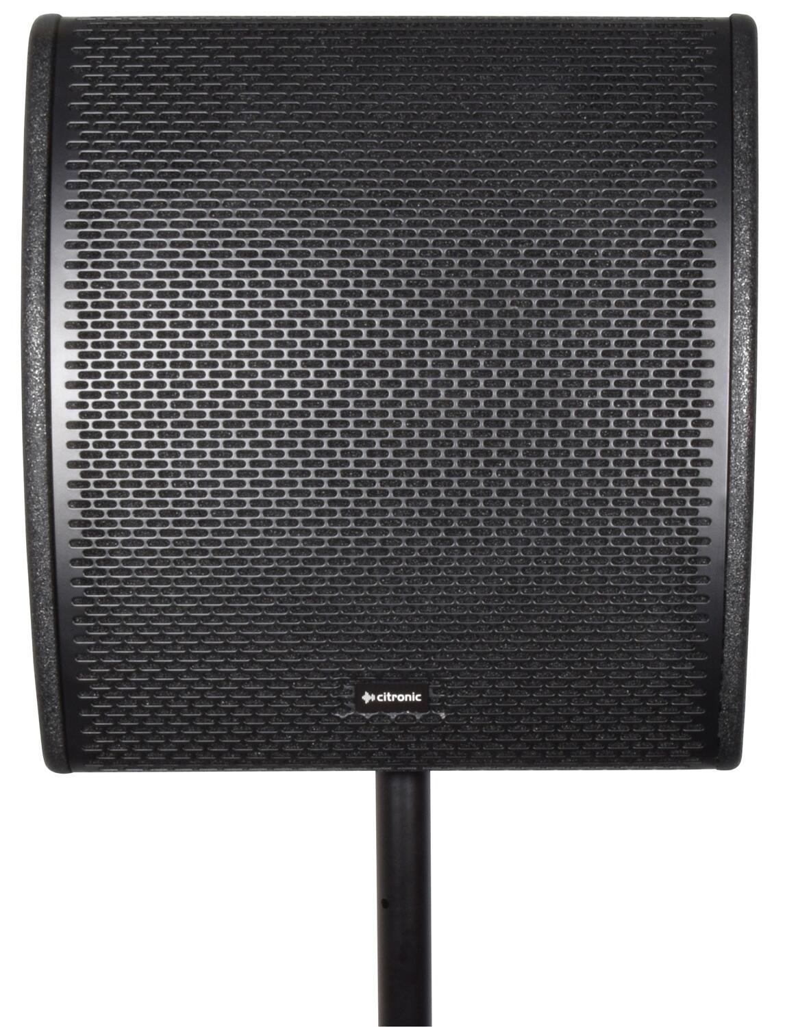 Citronic CM12A Active Wedge Speaker on pole front