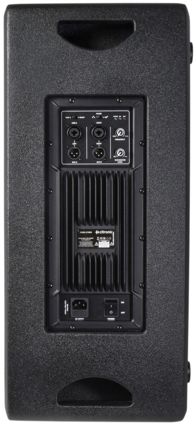 Citronic CASA-210BA Active Sub rear