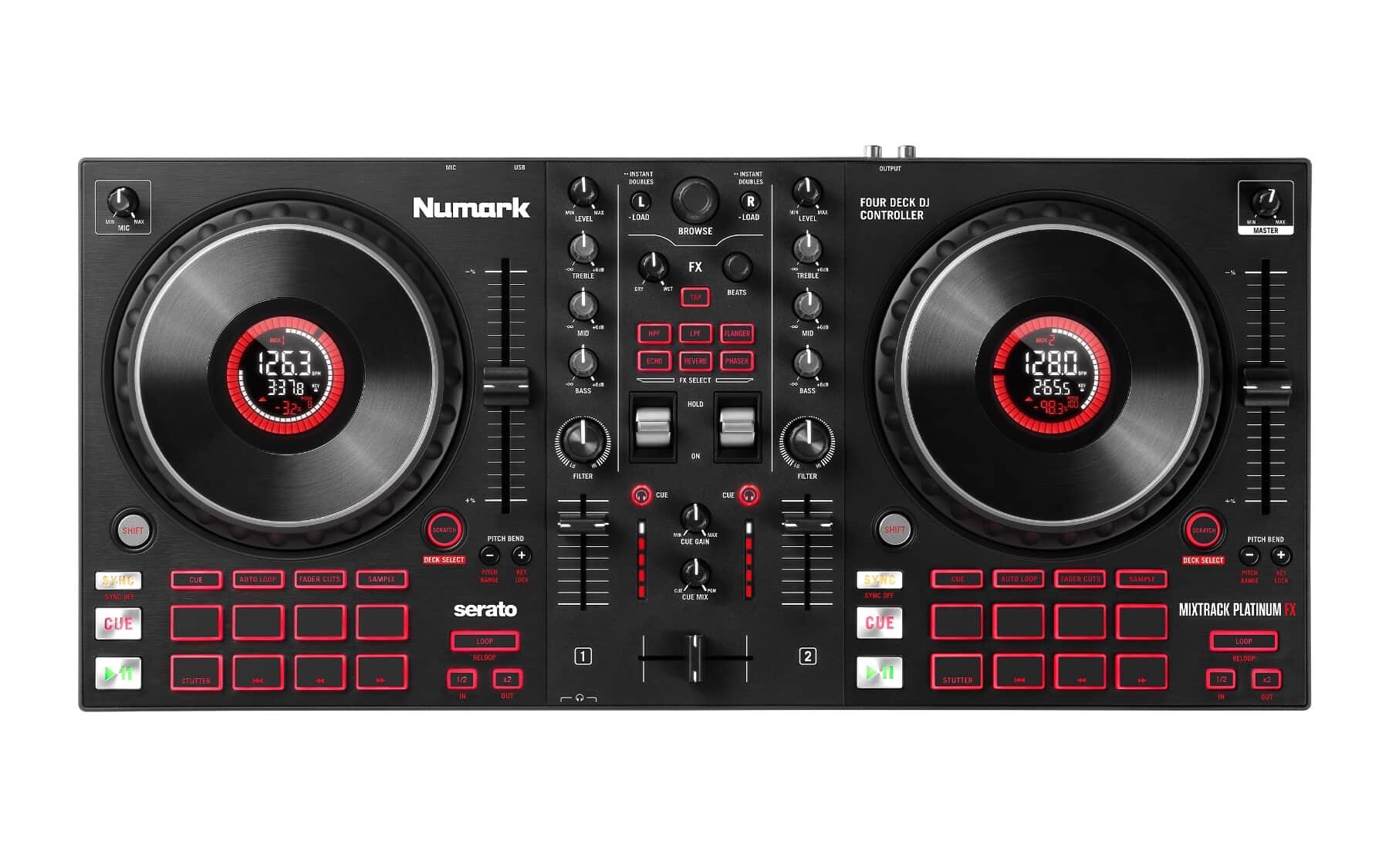 Numark Mixtrack Platinum FX top
