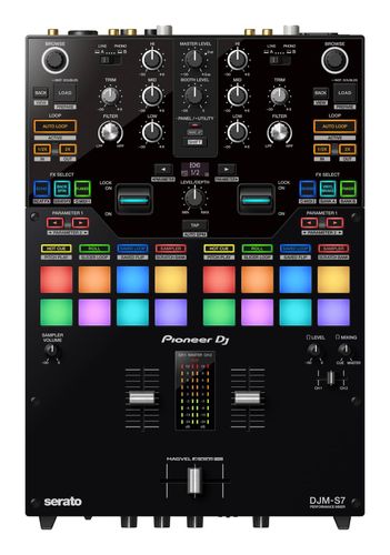 Pioneer DJ DJM-S7 Serato DJ Pro Mixer top