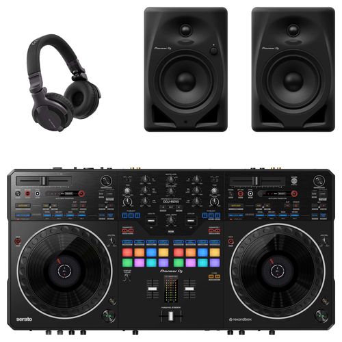 Pioneer DJ DDJ-REV5 & DM-50D Package