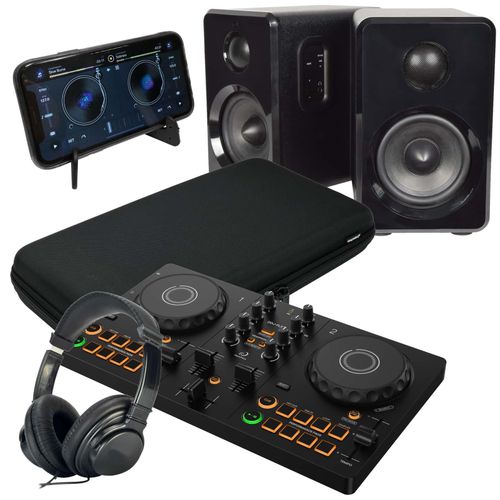 AlphaTheta DDJ-FLX2 Bluetooth Bedroom DJ Bag Bundle