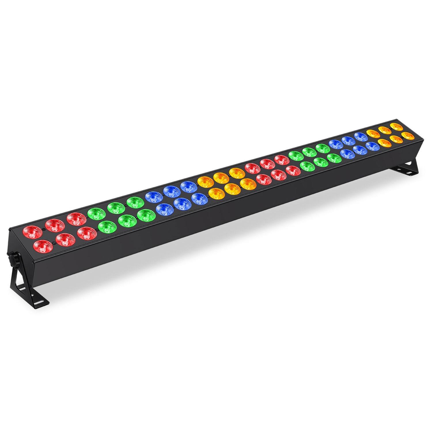 QTX Duplex-Bar: 48 x 3W Double LED Wall Bar angle