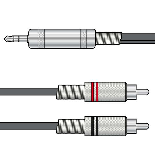 Citronic Mini Jack to RCA lead