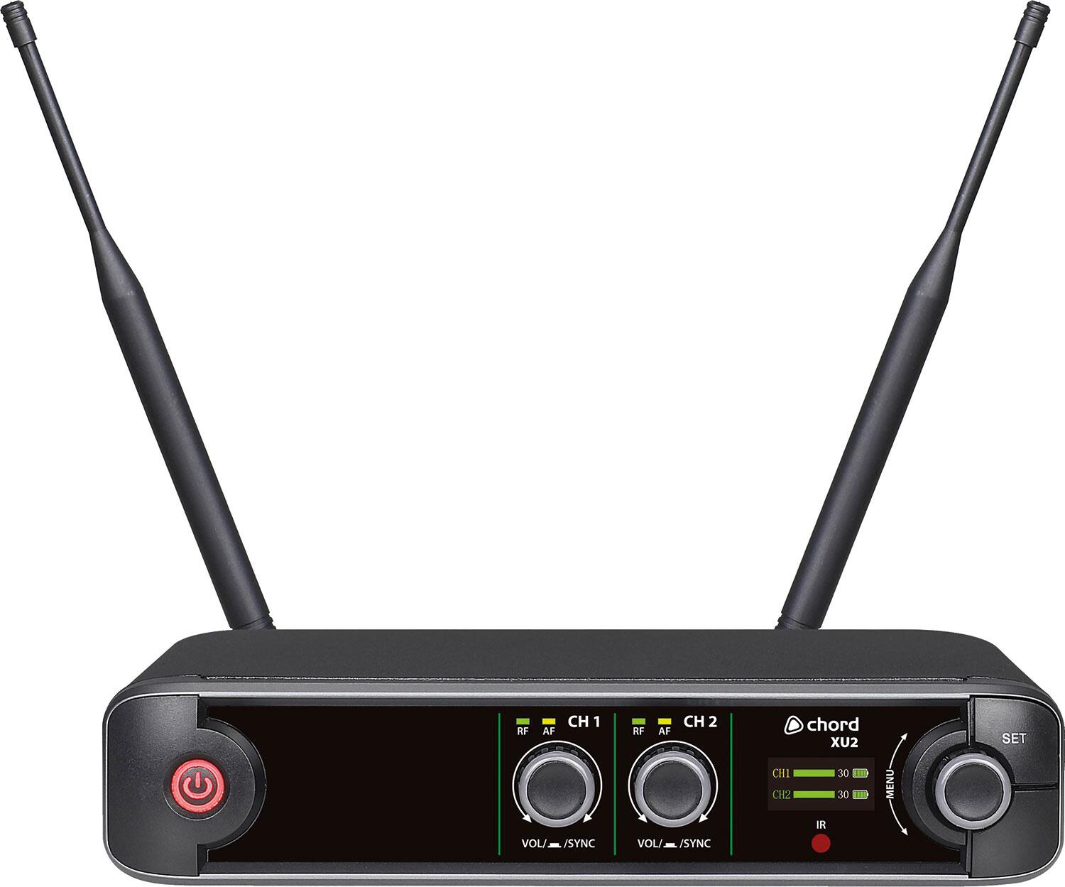 Chord XU2 Dual Handheld UHF Microphone System receiver