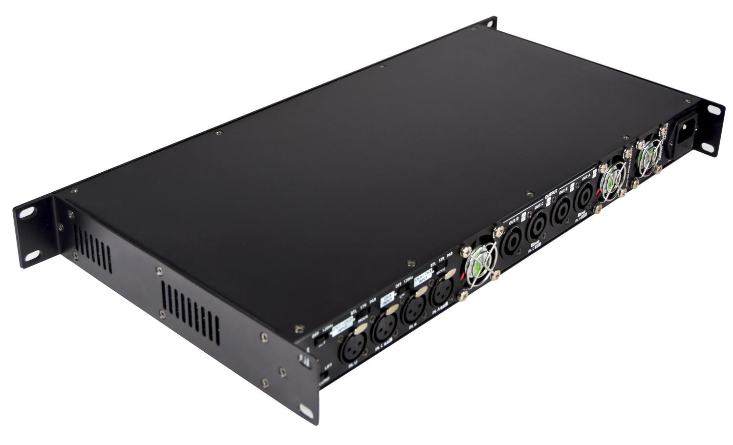 Citronic D4200 Quad Amplifier rear angle
