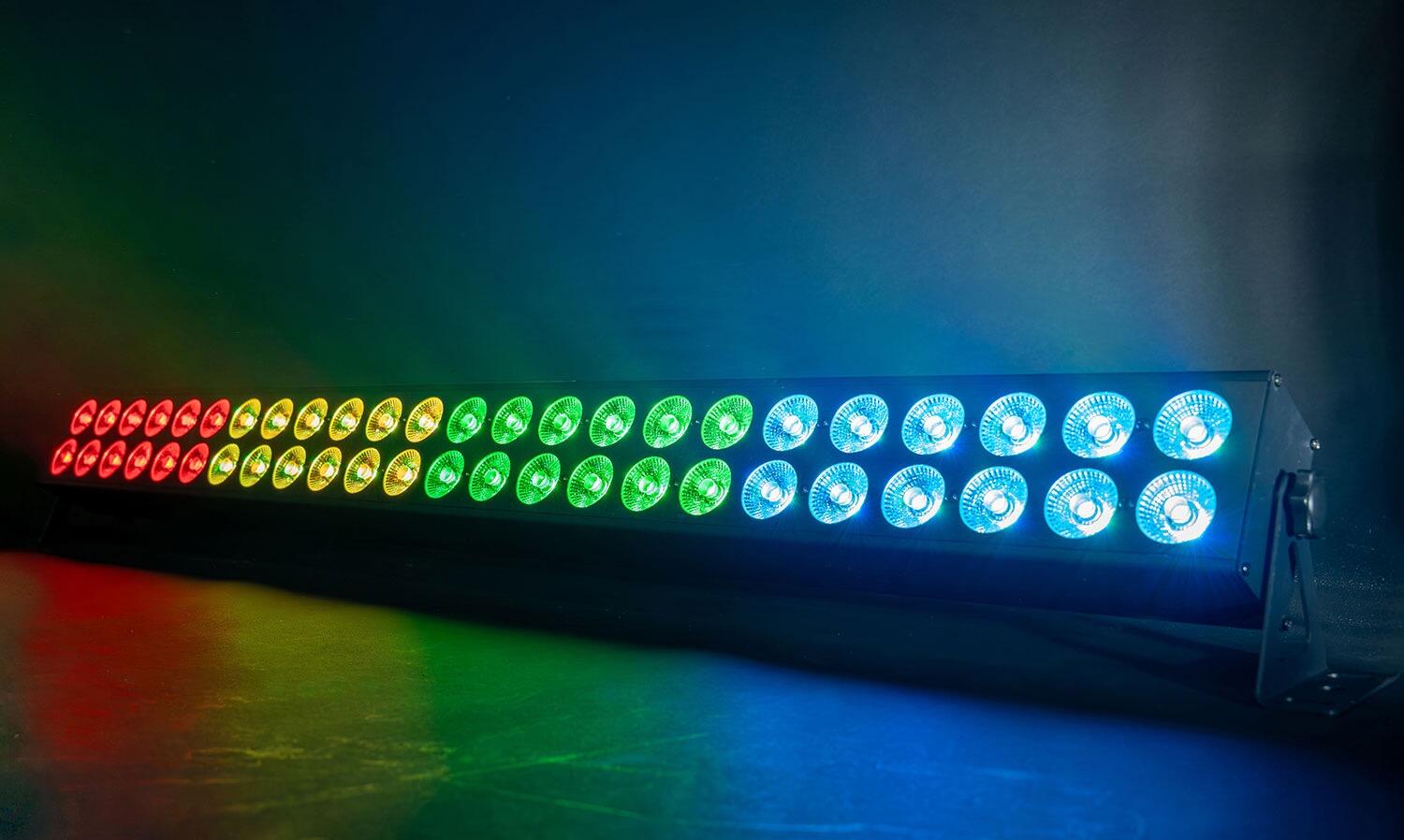 QTX Duplex-Bar: 48 x 3W Double LED Wall Bar hero image