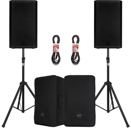 RCF ART 915-A Professional Active Speaker Bundle