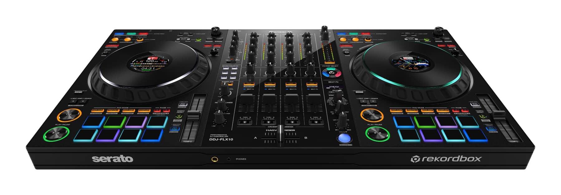 Pioneer DJ DDJ-FLX10 front angle