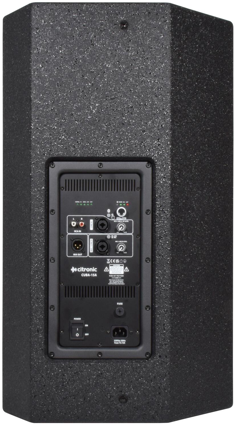 Citronic CUBA-15A Active Full-Range Cabinet rear