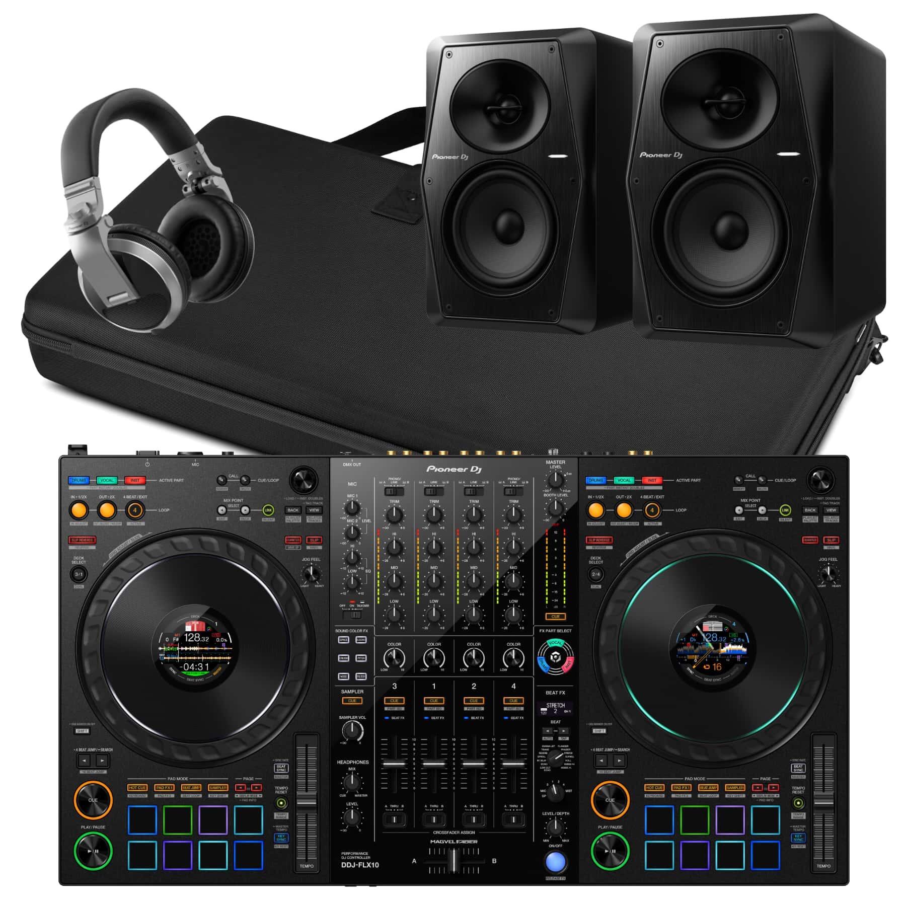 Pioneer DJ DDJ-FLX10 & VM-50 DJC Bag Bundle