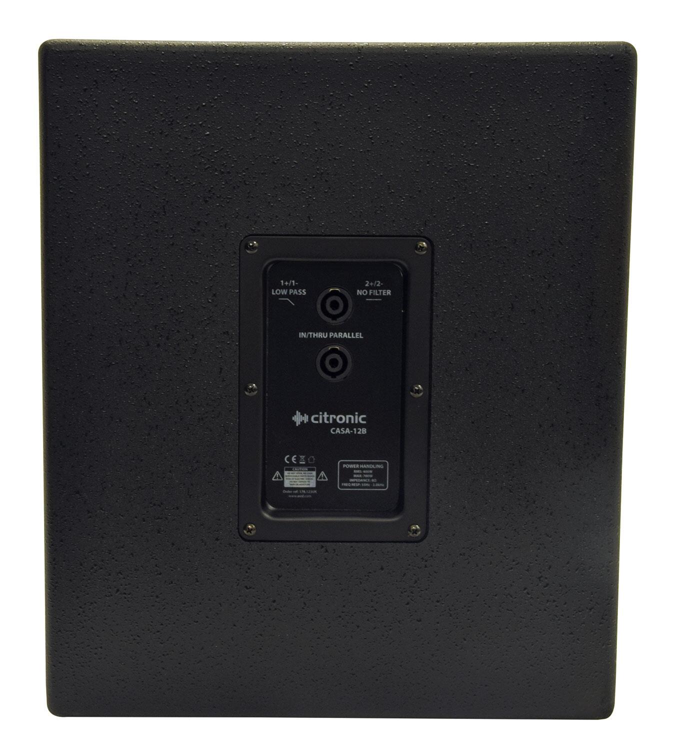 Citronic CASA-12B Passive Sub rear