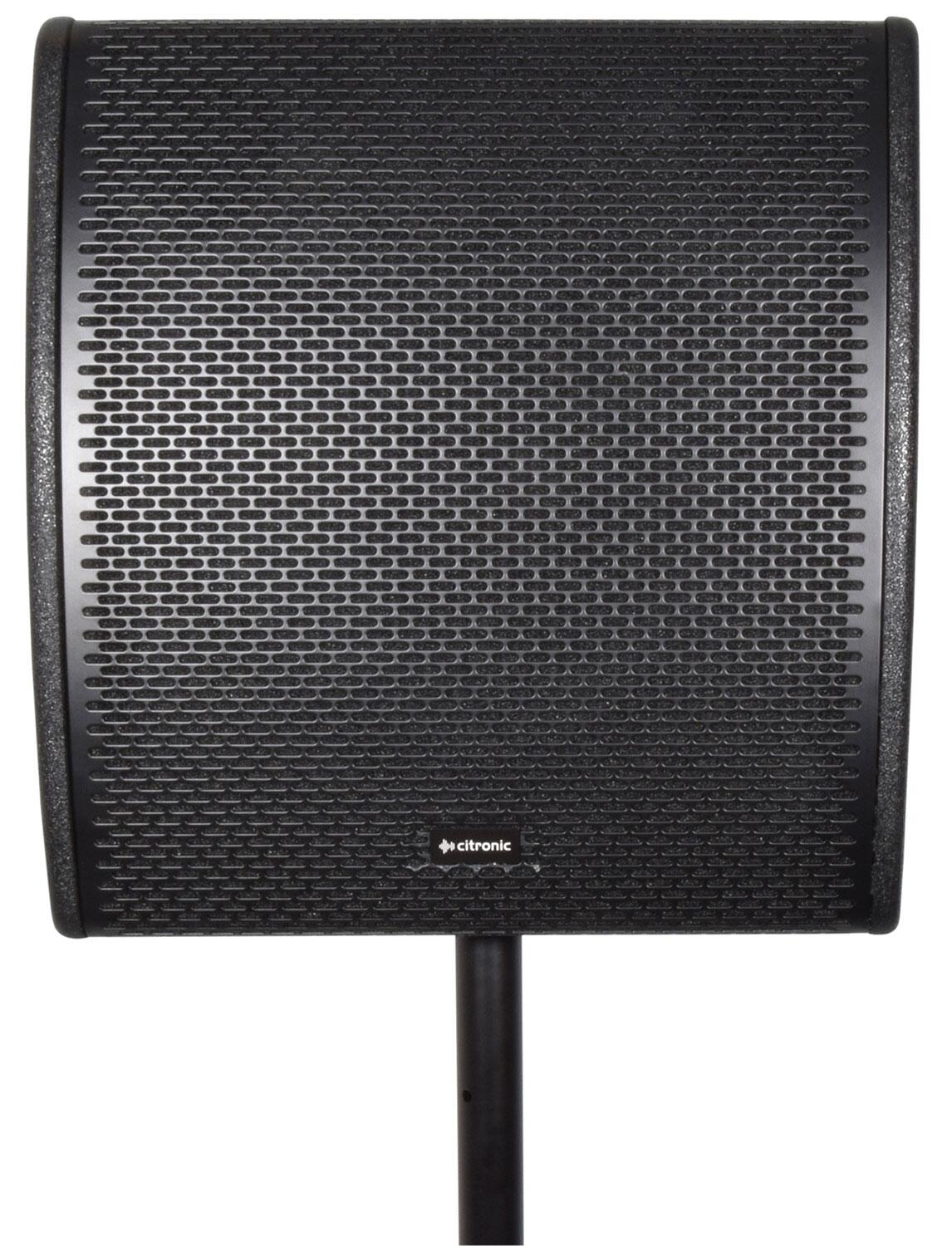 Citronic CM12 Passive Wedge Speaker on pole front