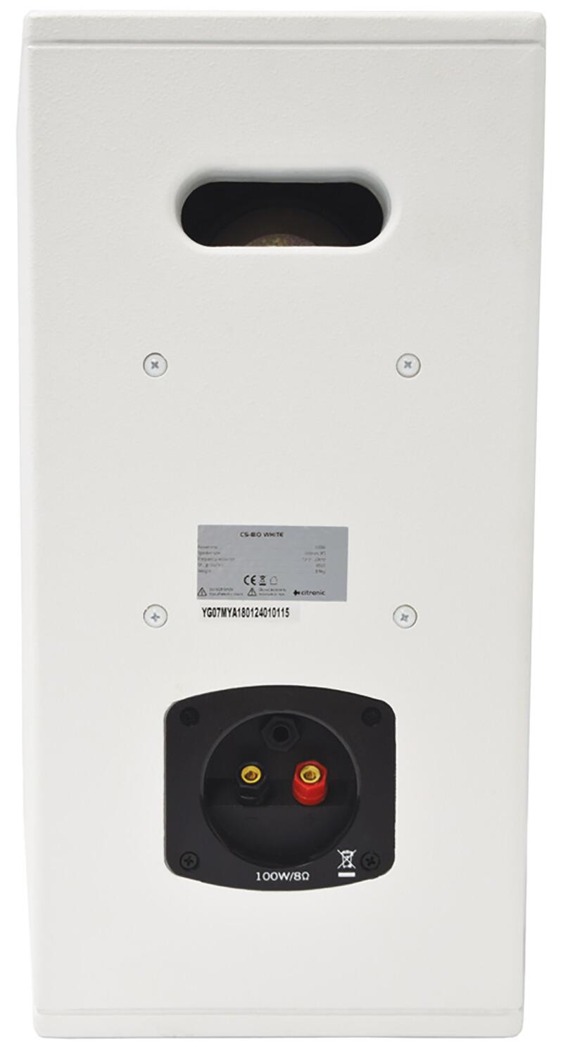 Citronic CS-810W Passive Speaker White rear