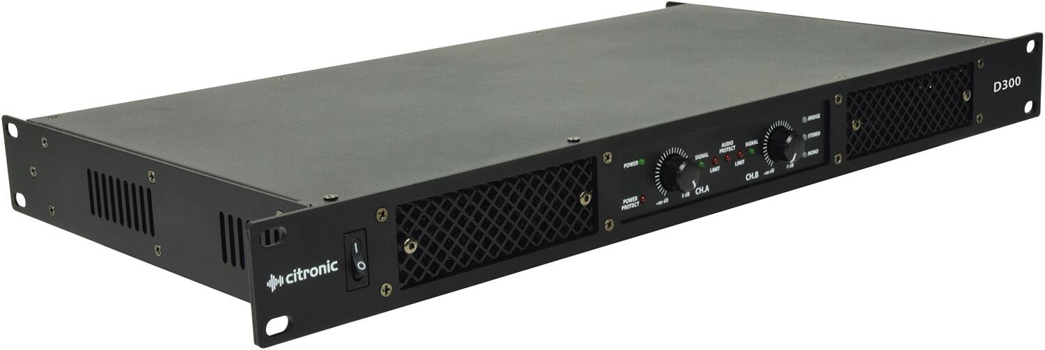 Citronic D300 Class-D Amplifier angle