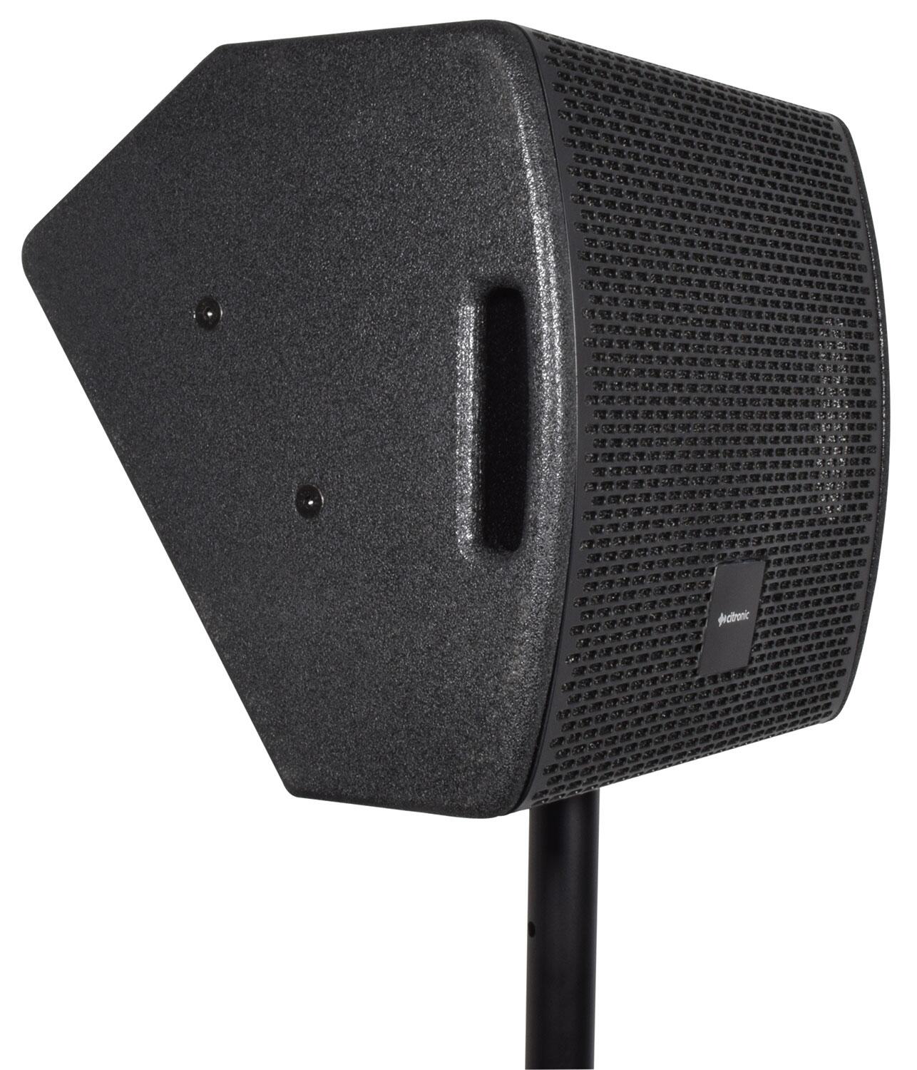 Citronic CM10 Passive Wedge Speaker on pole side