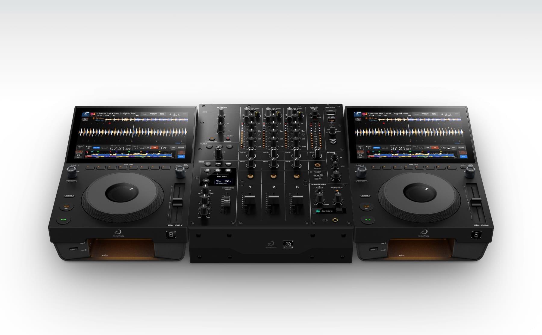 AlphaTheta CDJ-1500X & DJM-V5 system