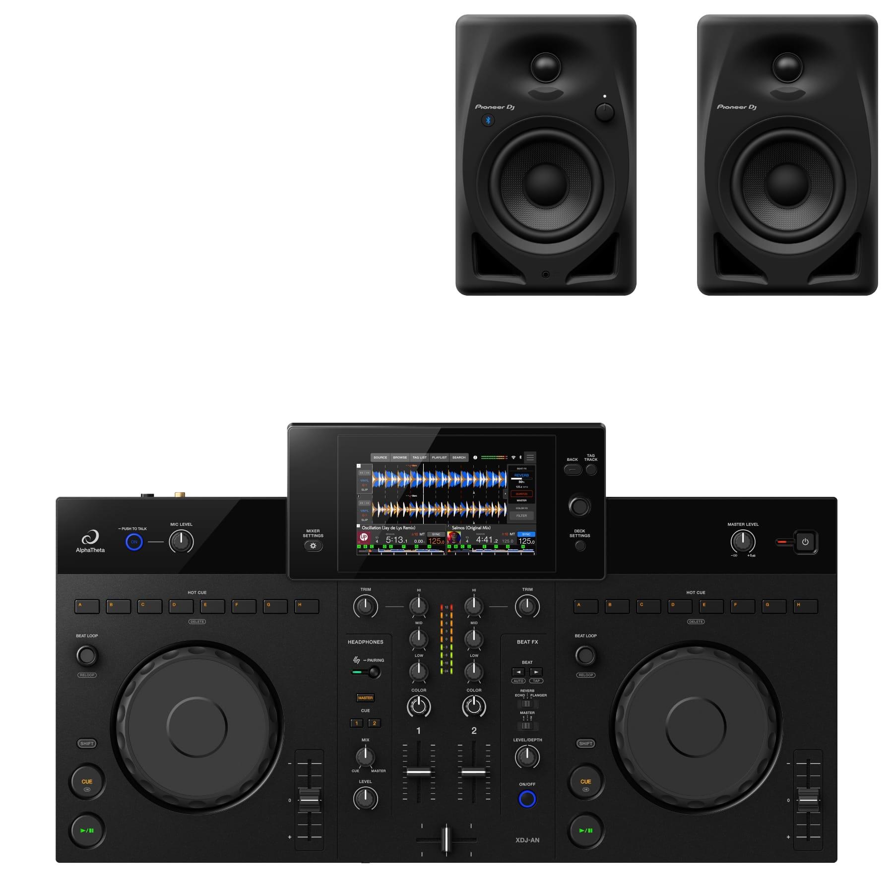 AlphaTheta XDJ-AN & DM-40D-BT Pack