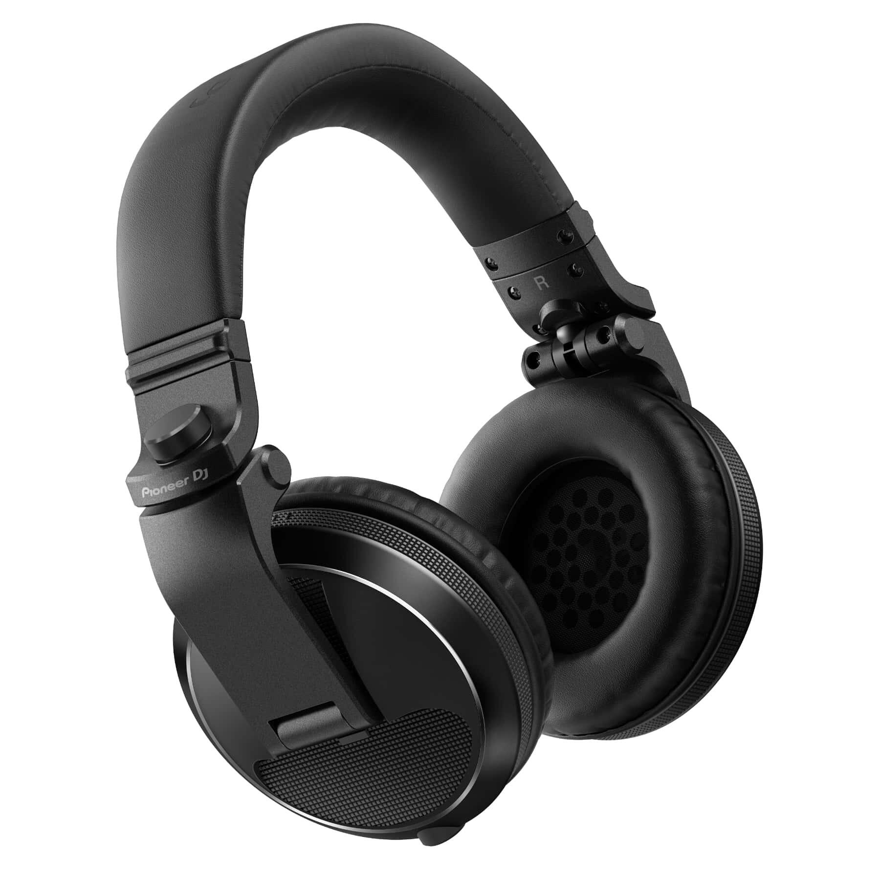 Pioneer DJ HDJ-X5-K DJ headphones angle