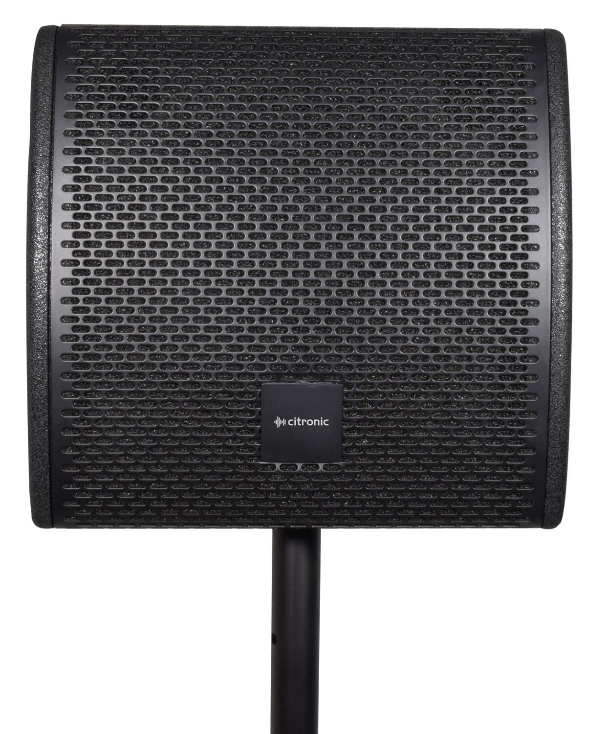 Citronic CM10A Active Wedge Speaker on pole