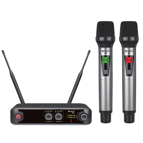 Chord XU2 Dual Handheld UHF Microphone System