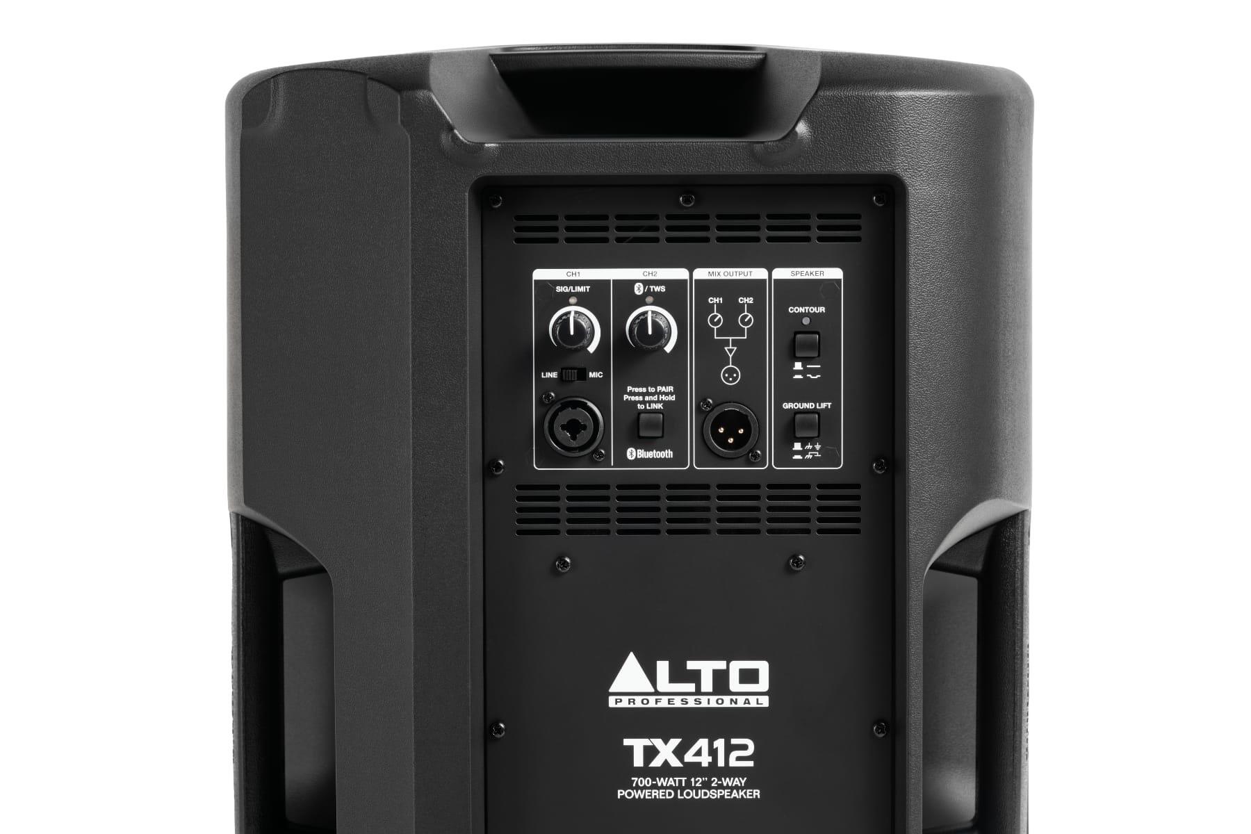 Alto Professional TX412 rear detail