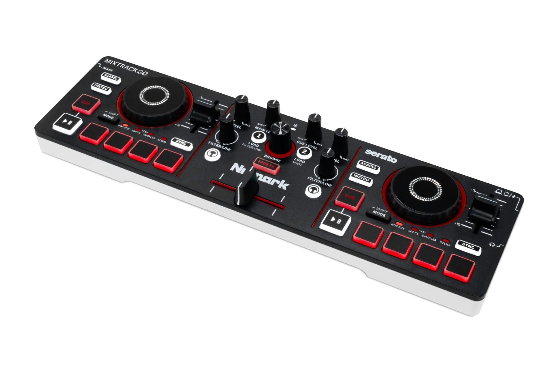 Numark MixTrack Go left angle