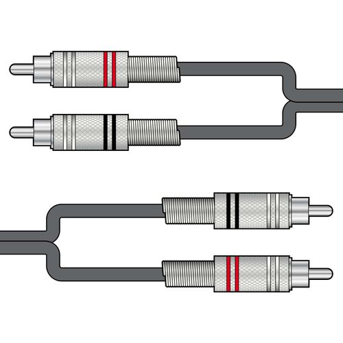 Citronic Classic 6m RCA signal lead