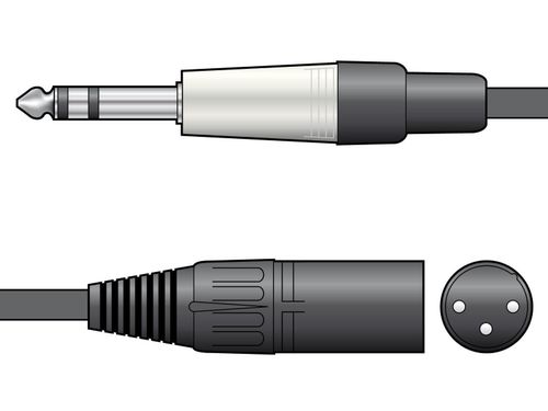 Citronic Classic TRS to XLR Male Audio Cable