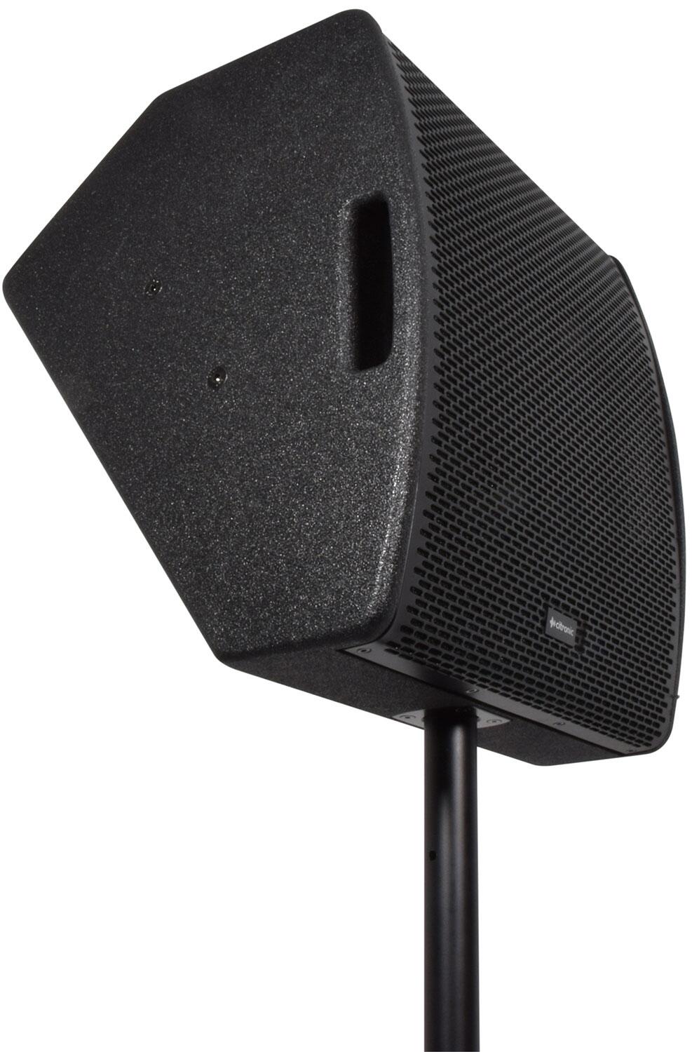 Citronic CM12 Passive Wedge Speaker on pole angle