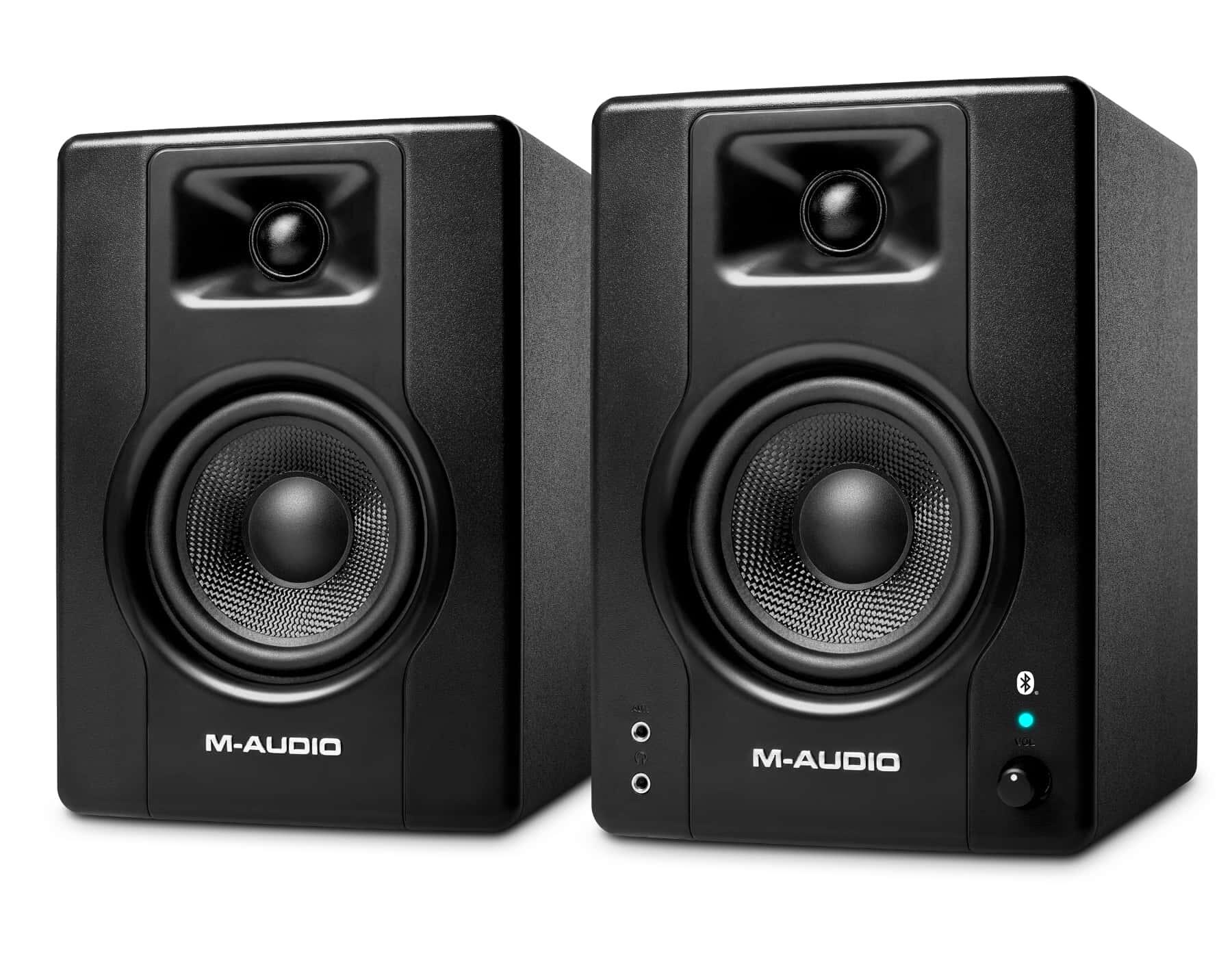 M-Audio BX4 BT speakers angle