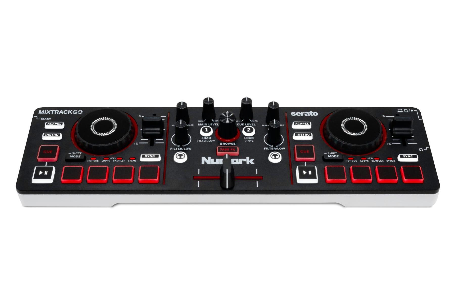 Numark MixTrack Go front angle
