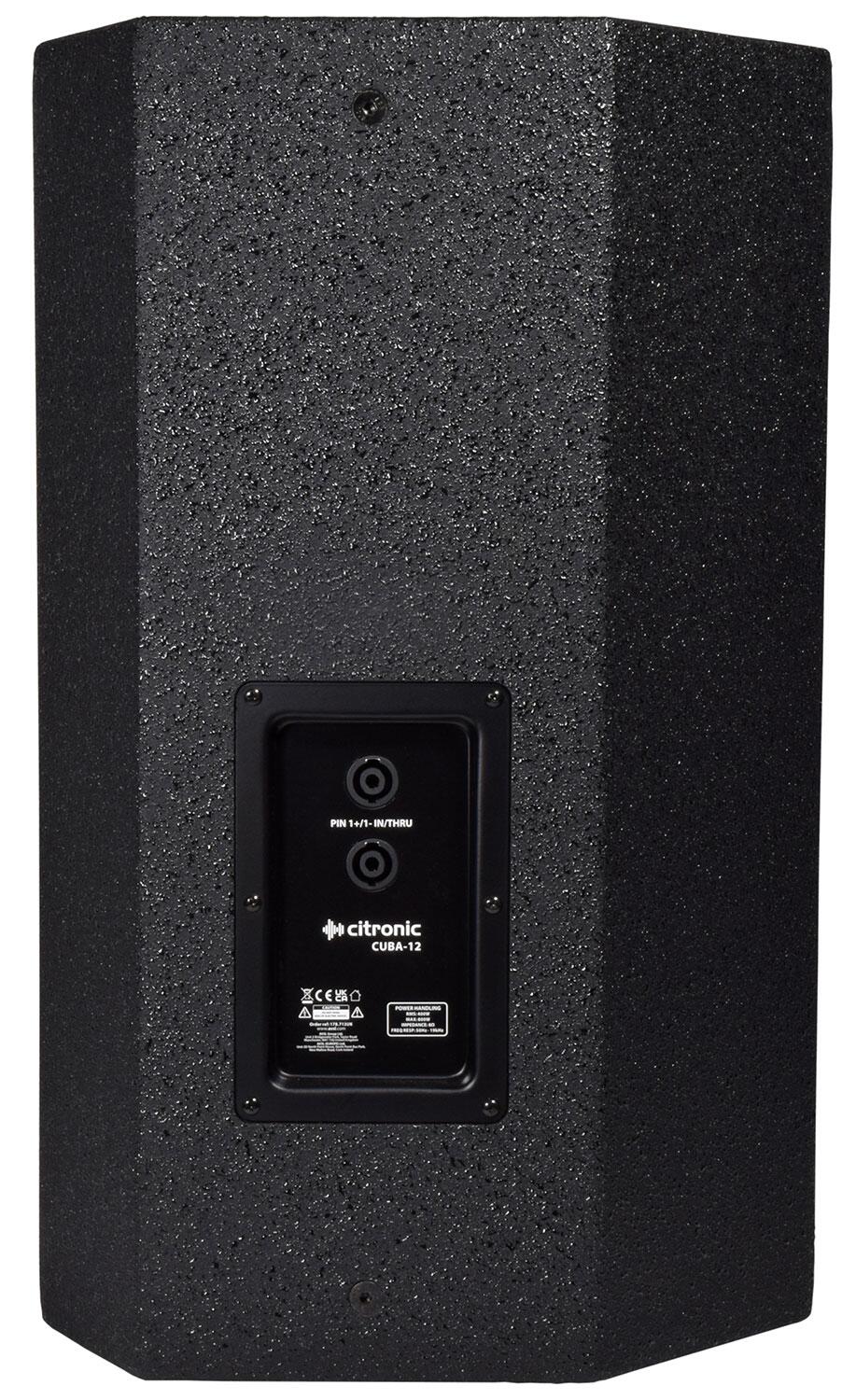 Citronic CUBA-12 Passive Full-Range Cabinet rear