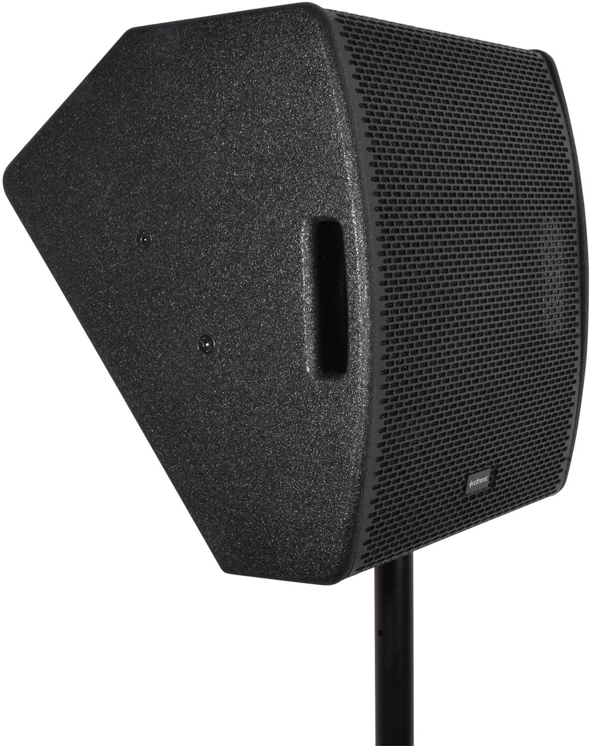 Citronic CM12 Passive Wedge Speaker on pole side