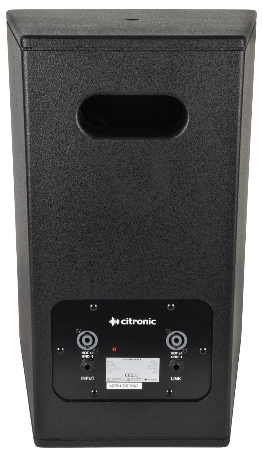 Citronic CS-1035B Passive Speaker rear