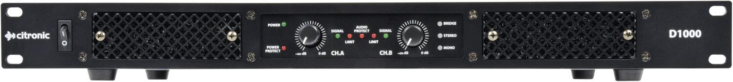 Citronic D1000 Class-D Amplifier front