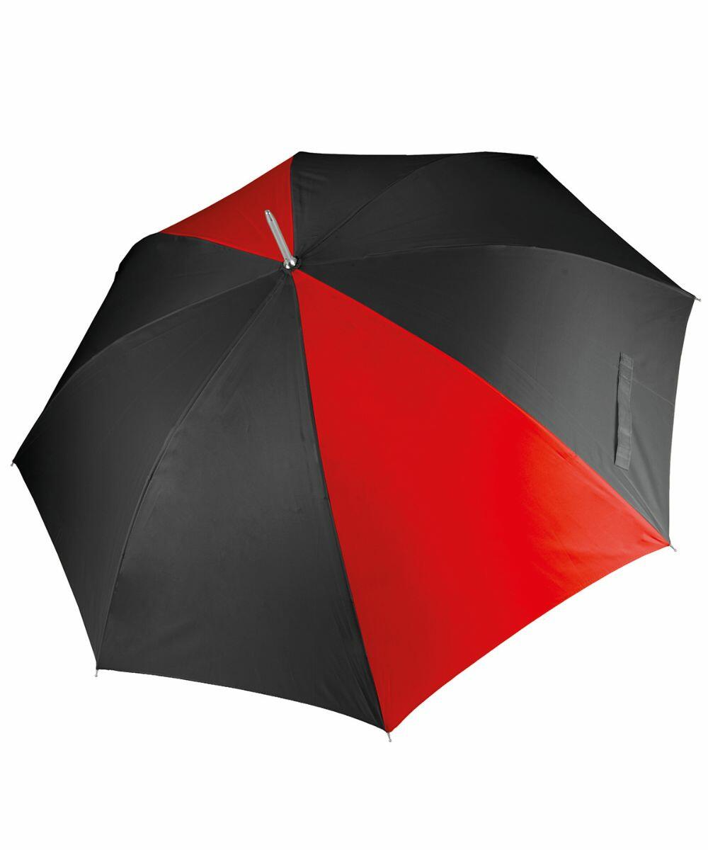 A black and red KiMood KI003 fully opened, showing alternating color panels.