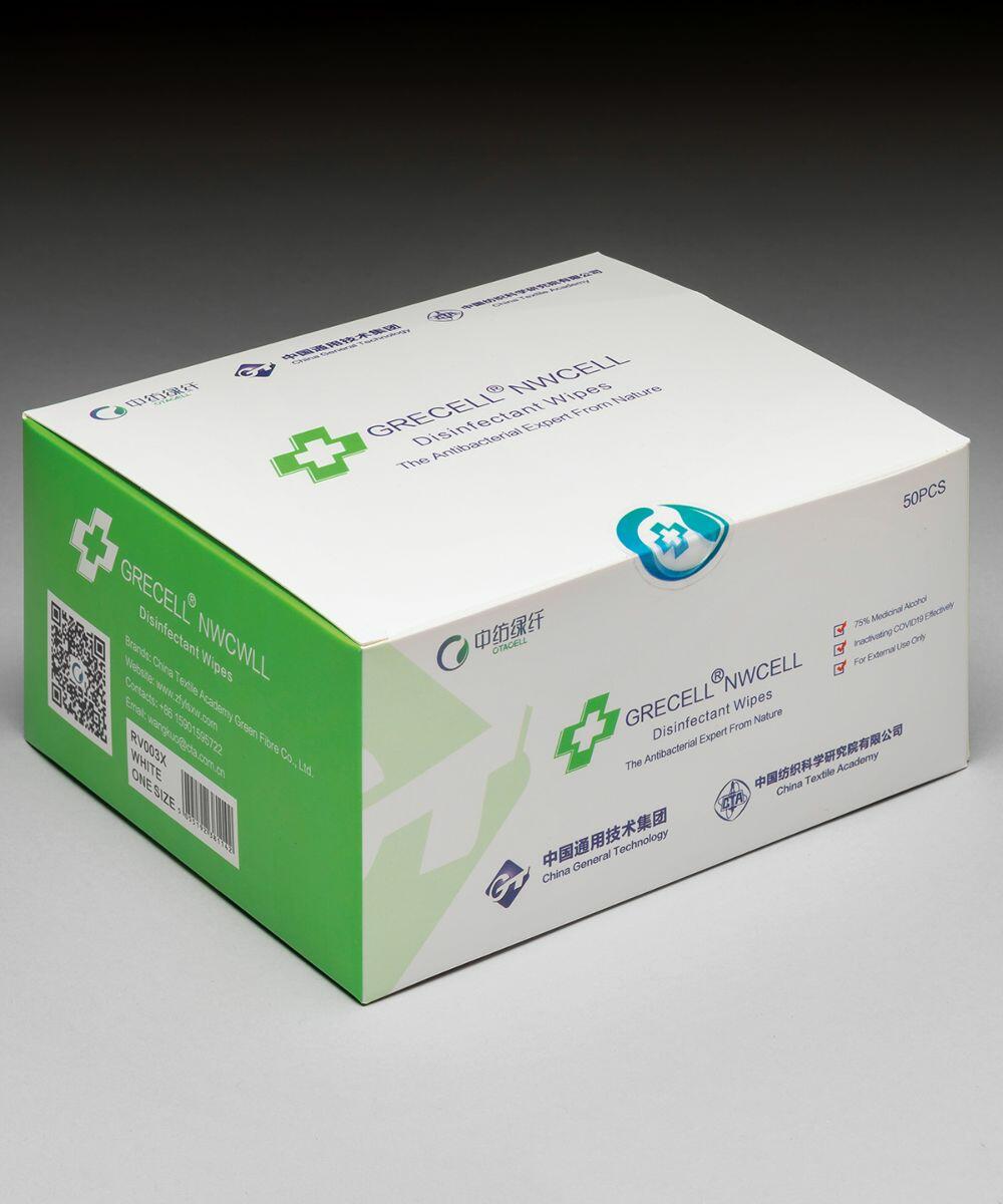 A box of "Result® RV03X," showing product name, branding, and QR code on a white and green packaging with both English and Chinese text.