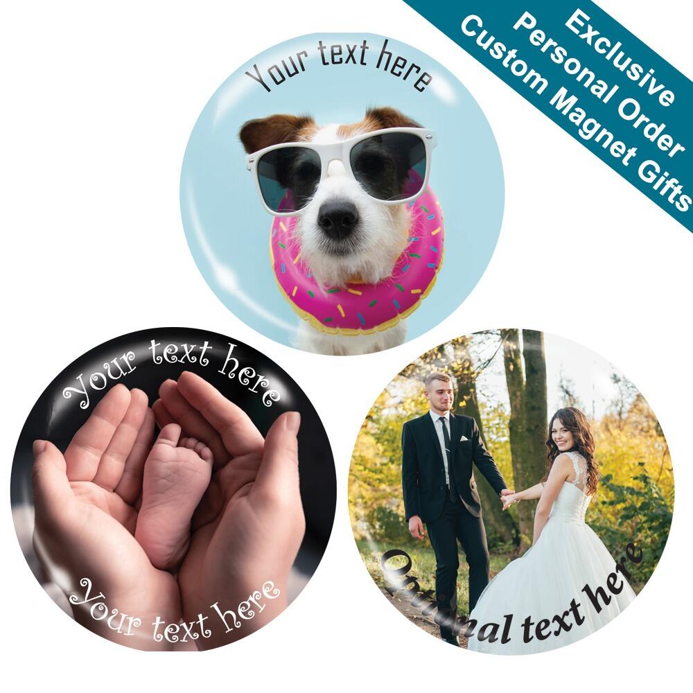 Photo Magnets | Capture A Special Moment on a Personalised Fridge Magnet to Keep the Memory Alive