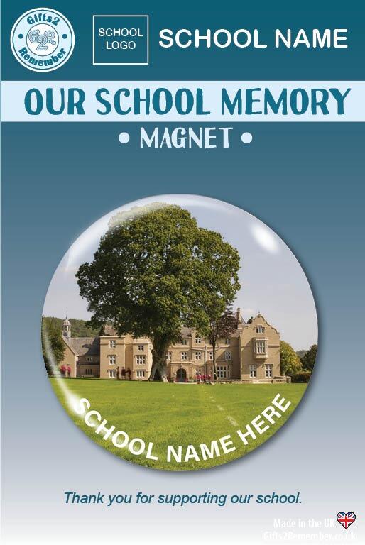 Custom Magnets | Memory Magnets/Easy Fundraising for Schools & PTAs with Personalised Magents