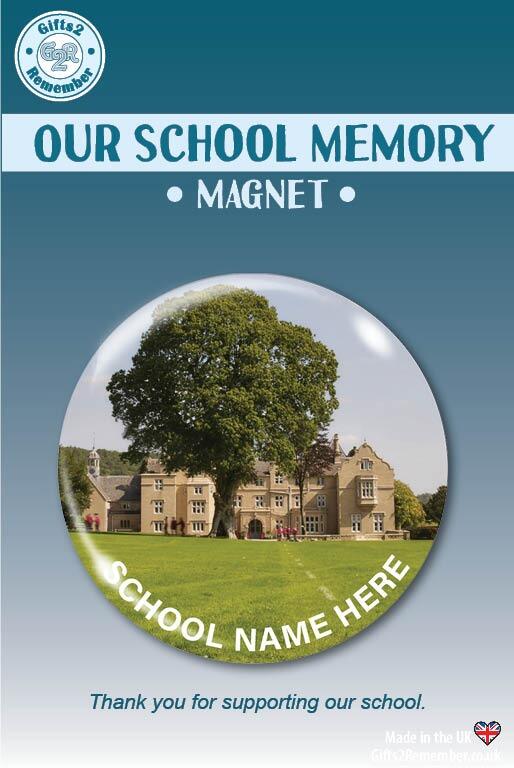 Custom Magnets | Memory Magnets/Easy Fundraising for Schools & PTAs with Personalised Magents