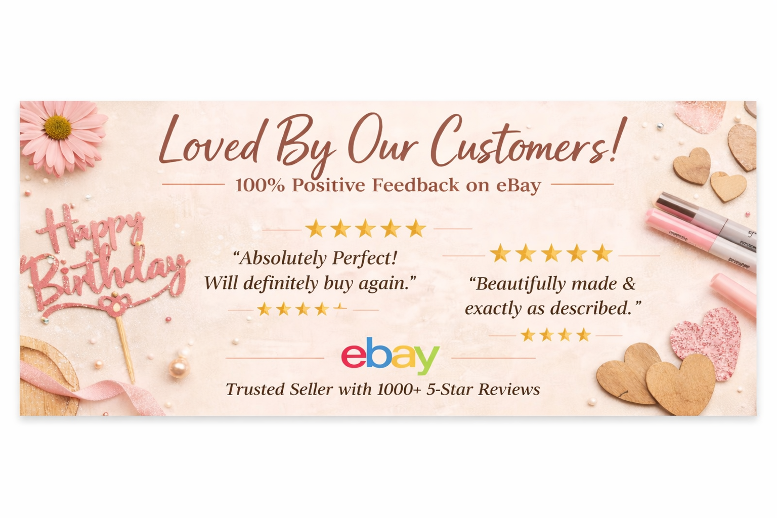 100 percent positive feedback