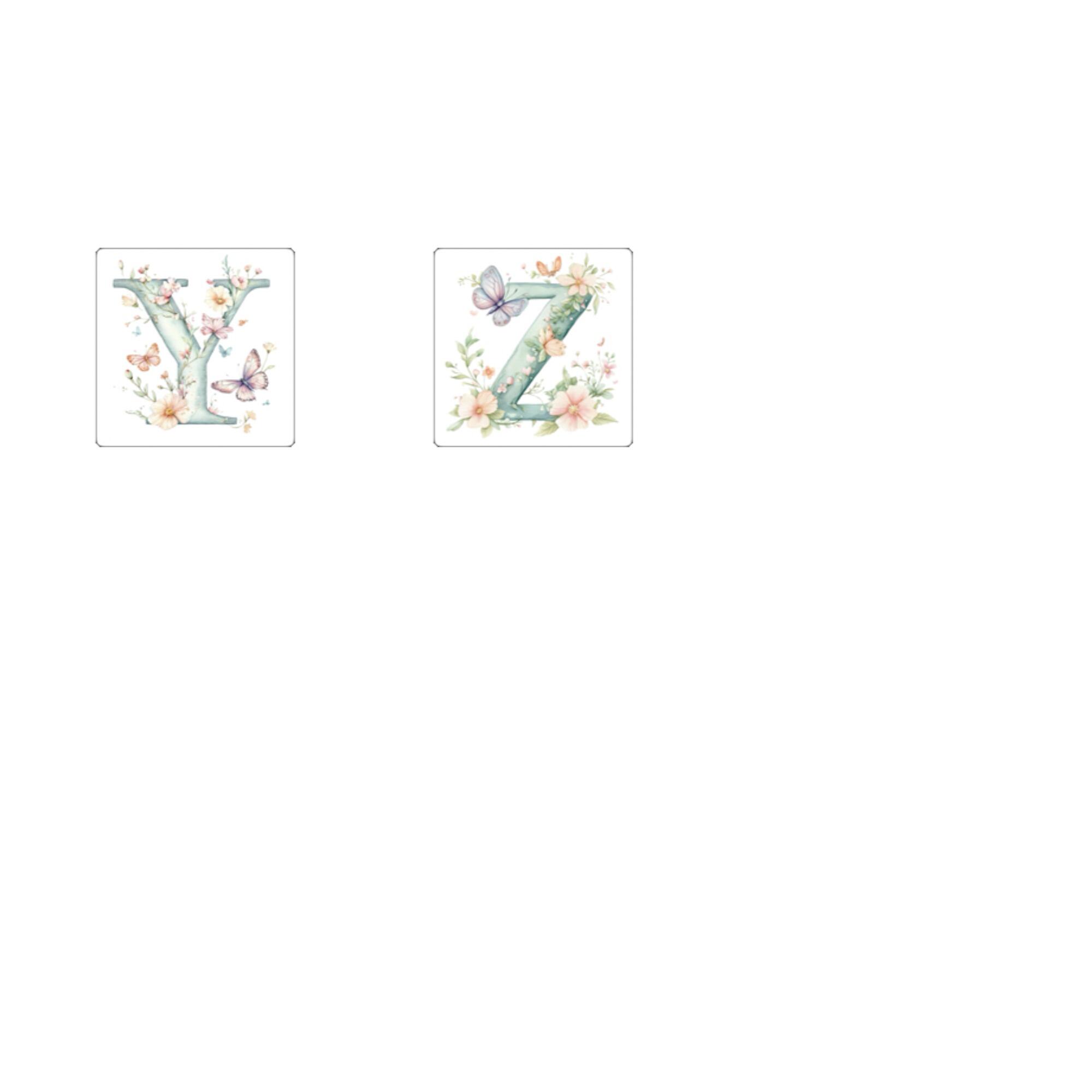 Third image of the initials you can choose from