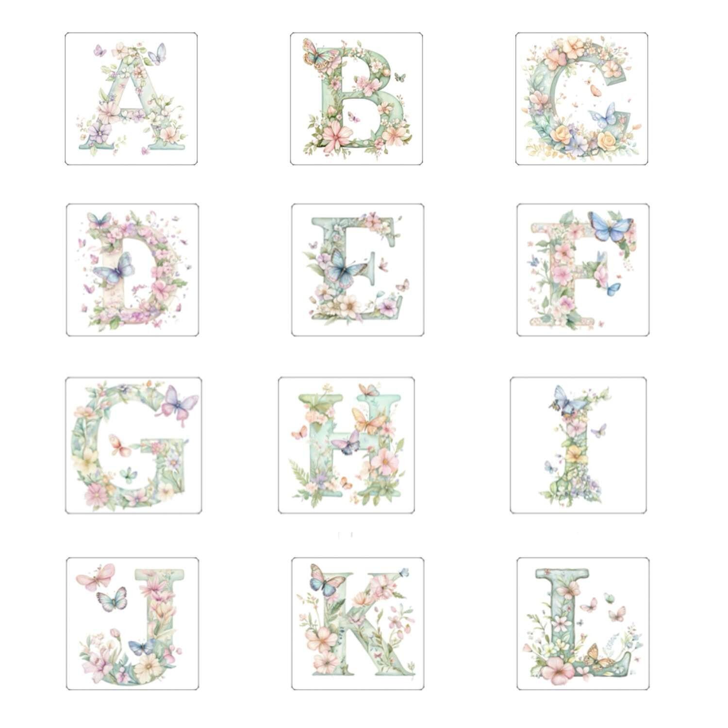 Image of the initials you can choose from