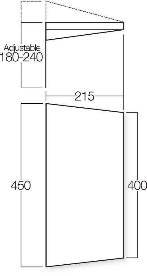 Sun Canopy For Caravan & Motorhomes 4m-2018 - 2