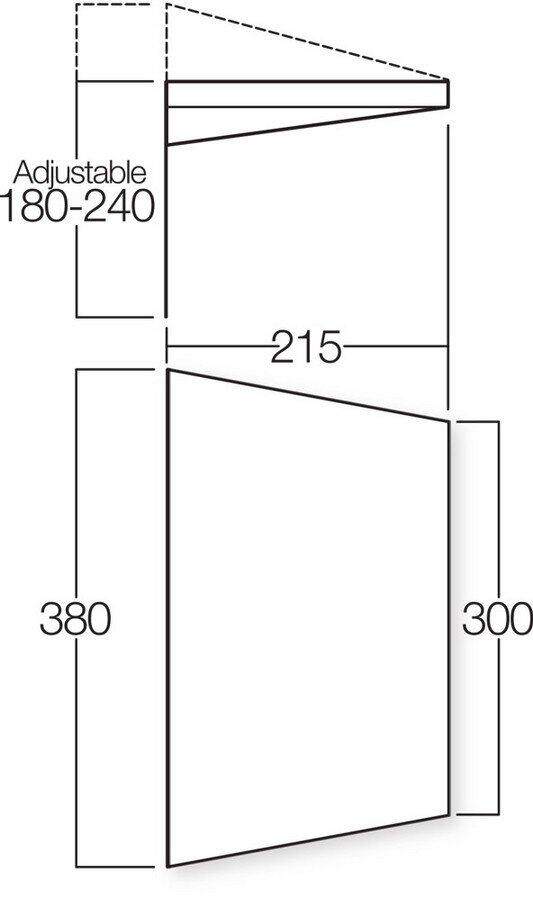 Sun Canopy For Caravan & Motorhomes 3m-2018 - 2