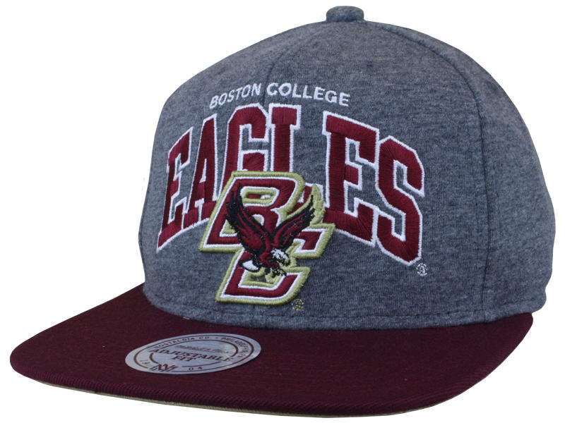 Mitchell and Ness Boston College Eagles Grey Team Arch Jersey