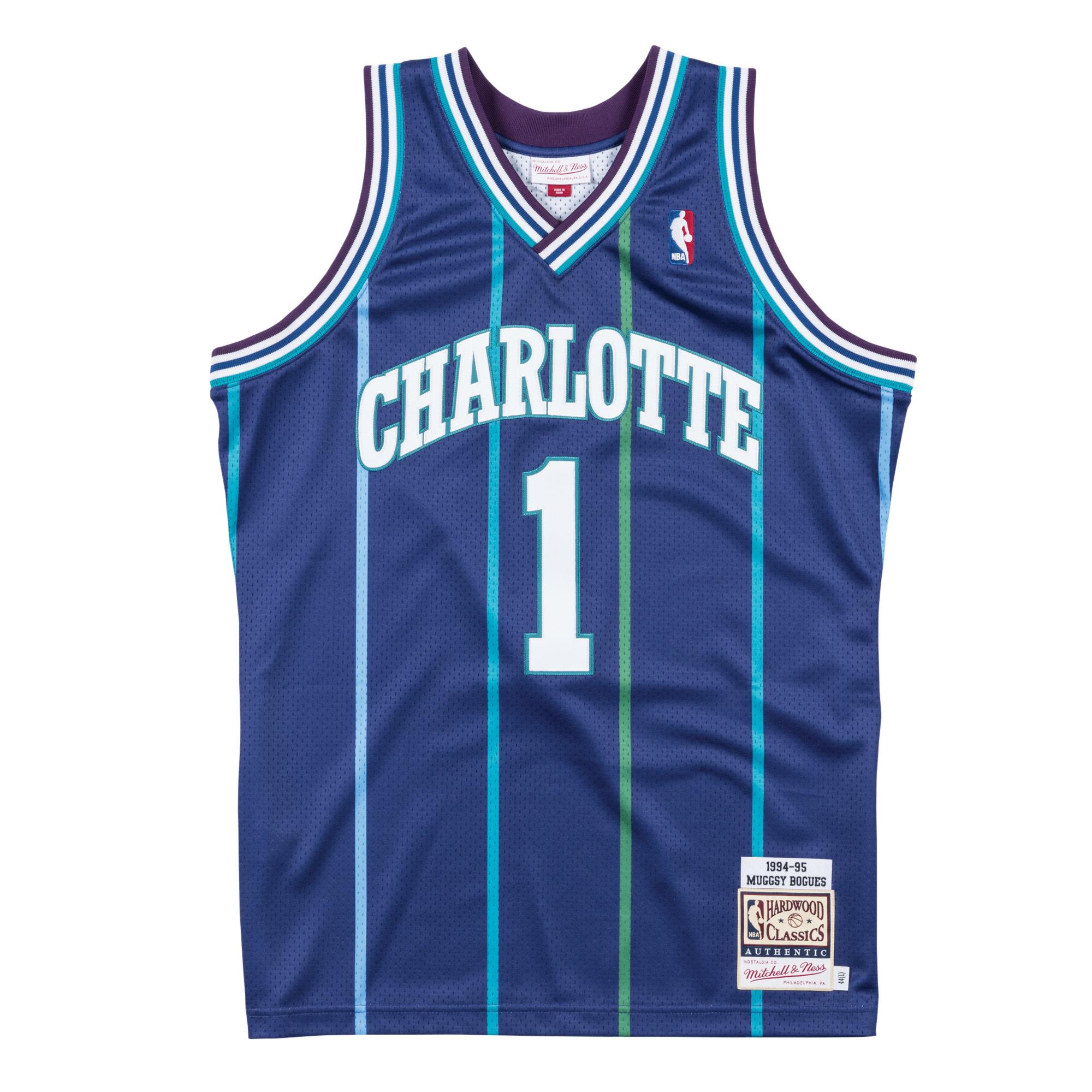 Mitchell & Ness | Muggsy Bogues 1994-95 Alternate Charlotte Hornets Authentic Jersey
