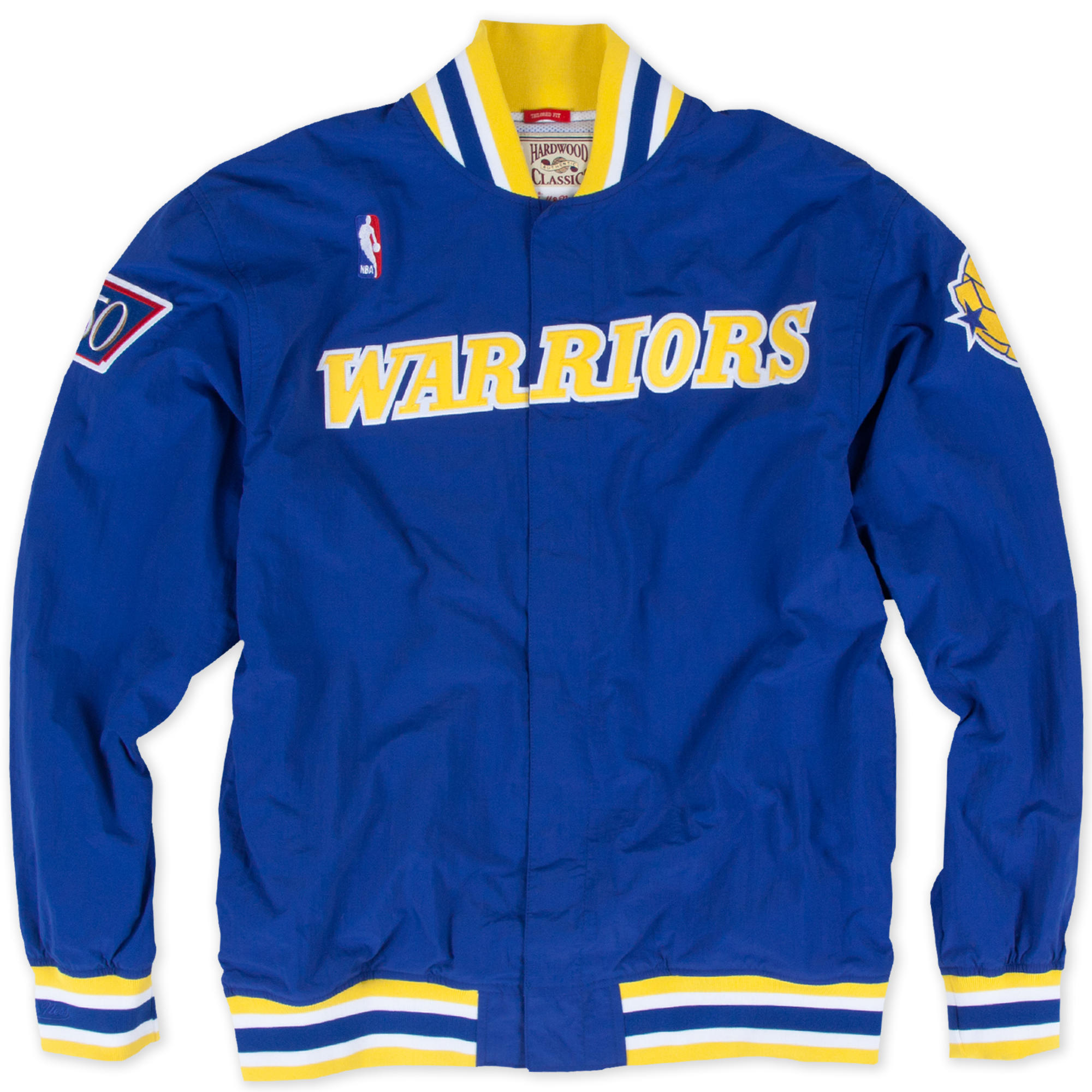 Mitchell & Ness Nostalgia Co. | Golden State Warriors 1996-97 Blue Authentic NBA Warm ...