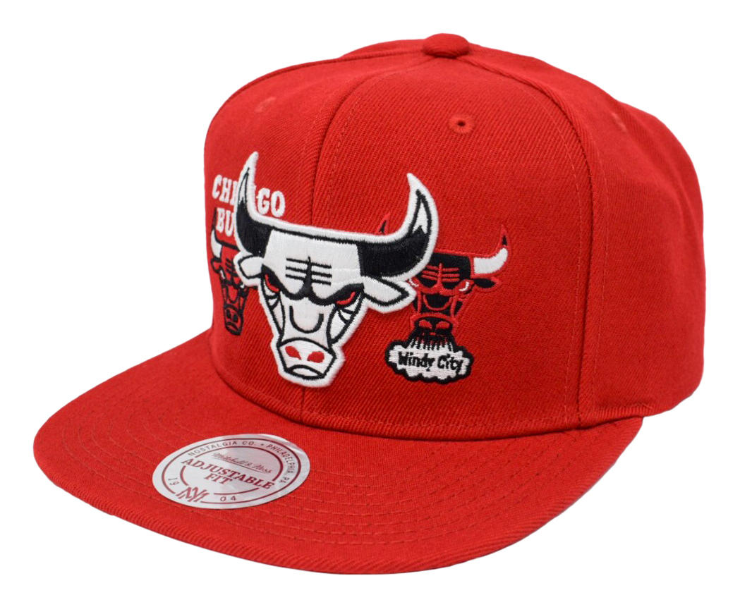Mitchell & Ness Nostalgia Co. | Chicago Bulls Bred History 3 Stack1049 x 861